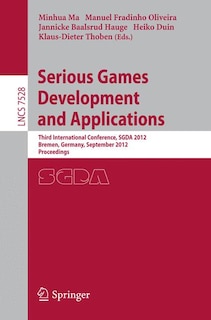 Front cover_Serious Games Development and Applications