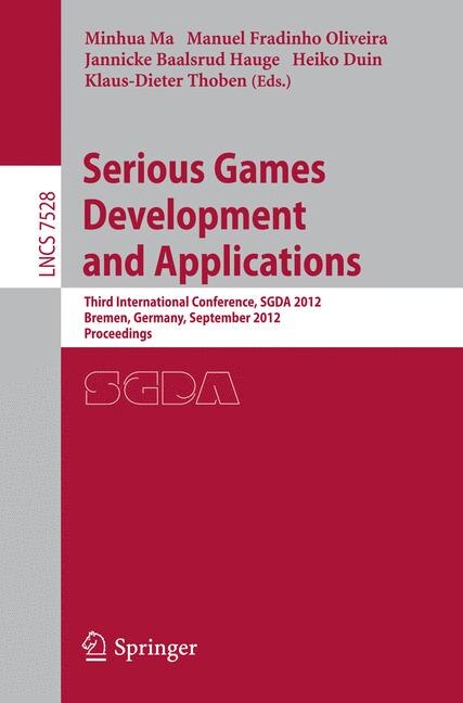 Front cover_Serious Games Development and Applications