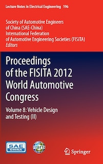 Couverture_Proceedings of the FISITA 2012 World Automotive Congress