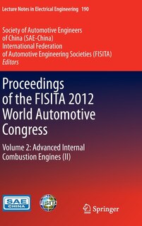 Front cover_Proceedings of the FISITA 2012 World Automotive Congress