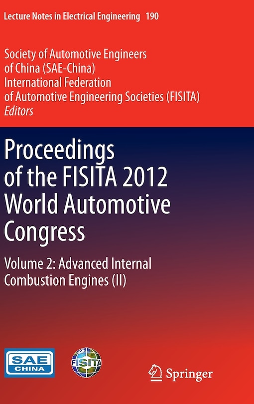 Front cover_Proceedings of the FISITA 2012 World Automotive Congress