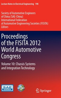 Front cover_Proceedings of the FISITA 2012 World Automotive Congress