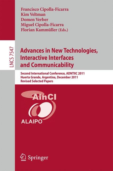 Front cover_Advances in New Technologies, Interactive Interfaces and Communicability