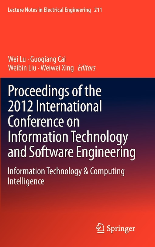 Front cover_Proceedings of the 2012 International Conference on Information Technology and Software Engineering