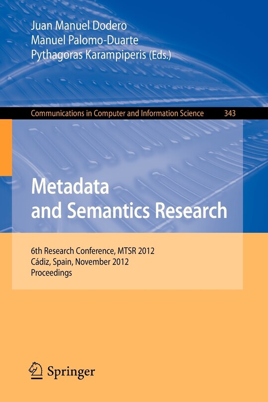 Front cover_Metadata and Semantics Research
