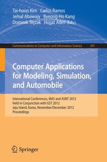 Front cover_Computer Applications for Modeling, Simulation, and Automobile