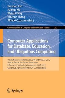 Front cover_Computer Applications for Database, Education and Ubiquitous Computing
