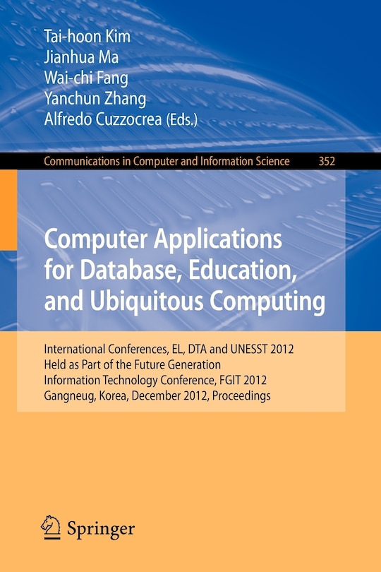Front cover_Computer Applications for Database, Education and Ubiquitous Computing