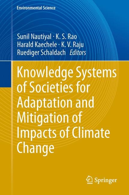 Front cover_Knowledge Systems of Societies for Adaptation and Mitigation of Impacts of Climate Change