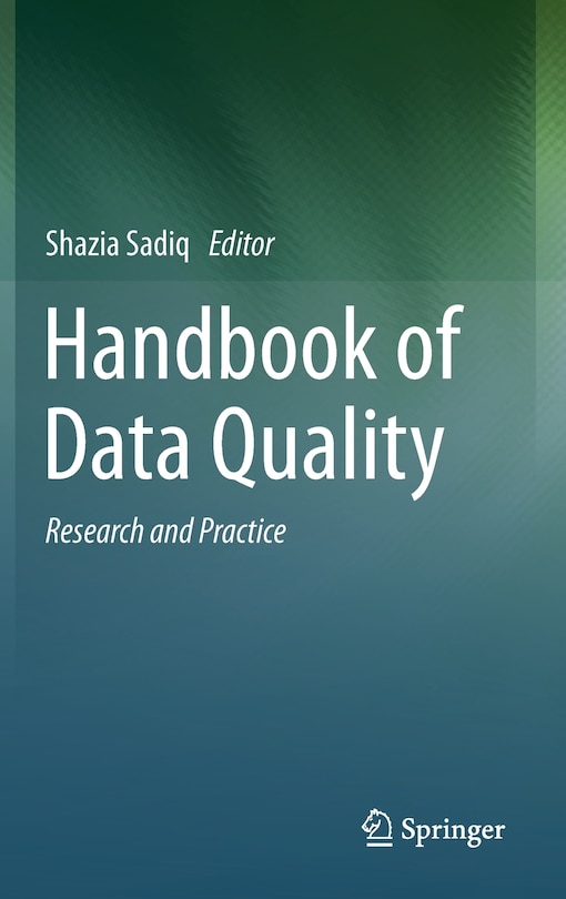 Front cover_Handbook of Data Quality