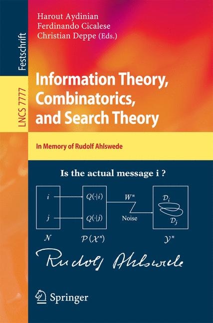 Couverture_Information Theory, Combinatorics, and Search Theory