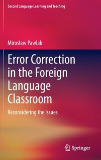 Front cover_Error Correction in the Foreign Language Classroom
