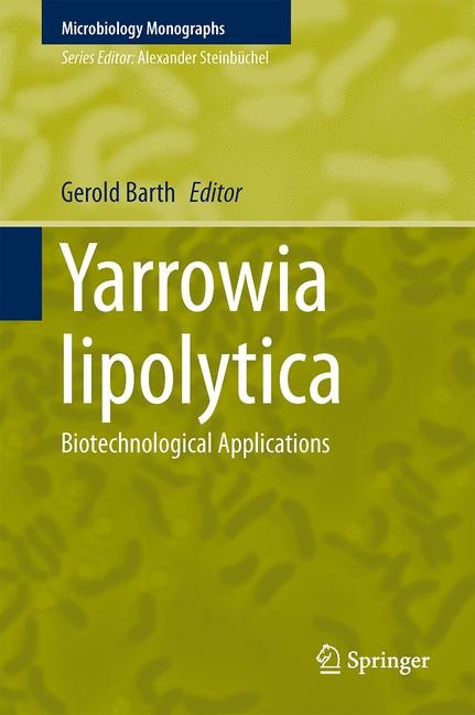 Couverture_Yarrowia Lipolytica