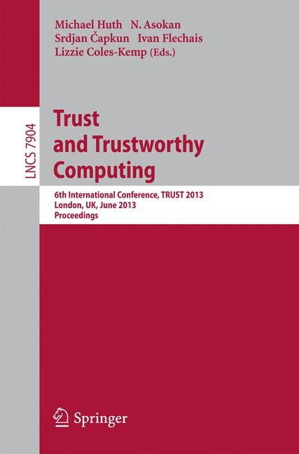 Couverture_Trust and Trustworthy Computing