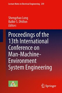 Front cover_Proceedings of the 13th International Conference on Man-Machine-Environment System Engineering