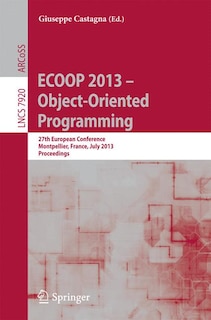 Front cover_Ecoop 2013 - Object-oriented Programming