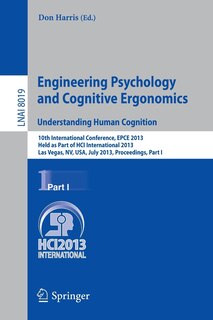 Front cover_Engineering Psychology and Cognitive Ergonomics. Understanding Human Cognition