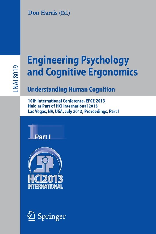 Front cover_Engineering Psychology and Cognitive Ergonomics. Understanding Human Cognition