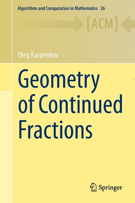 Front cover_Geometry of Continued Fractions