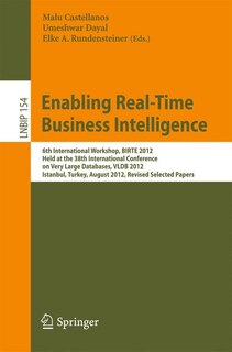 Front cover_Enabling Real-Time Business Intelligence