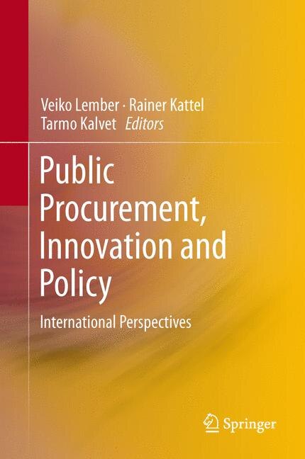 Couverture_Public Procurement, Innovation and Policy