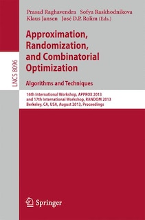 Couverture_Approximation, Randomization, and Combinatorial Optimization. Algorithms and Techniques
