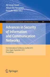 Front cover_Advances in Security of Information and Communication Networks