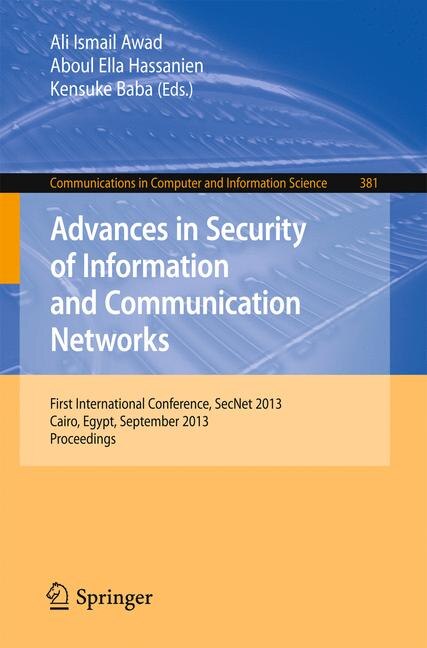 Front cover_Advances in Security of Information and Communication Networks