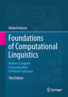 Front cover_Foundations of Computational Linguistics