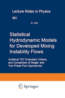 Front cover_Statistical Hydrodynamic Models for Developed Mixing Instability Flows
