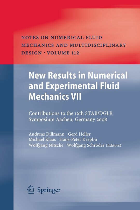 Front cover_New Results in Numerical and Experimental Fluid Mechanics VII
