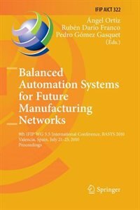 Couverture_Balanced Automation Systems for Future Manufacturing Networks