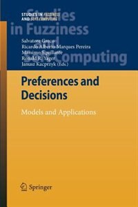Couverture_Preferences and Decisions