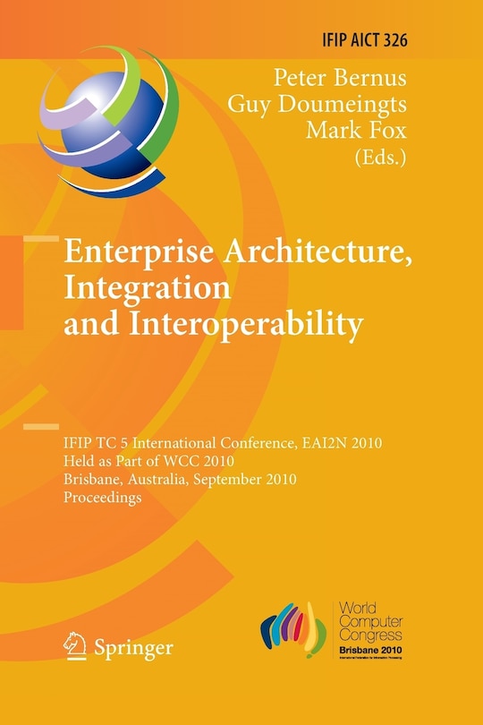 Front cover_Enterprise Architecture, Integration and Interoperability