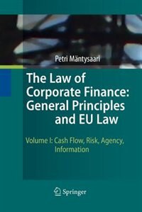 Front cover_The Law of Corporate Finance: General Principles and EU Law