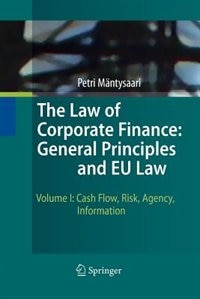 Front cover_The Law of Corporate Finance: General Principles and EU Law