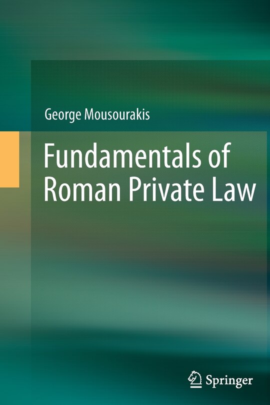 Front cover_Fundamentals of Roman Private Law