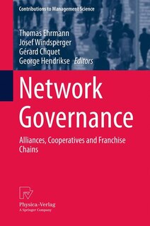 Couverture_Network Governance