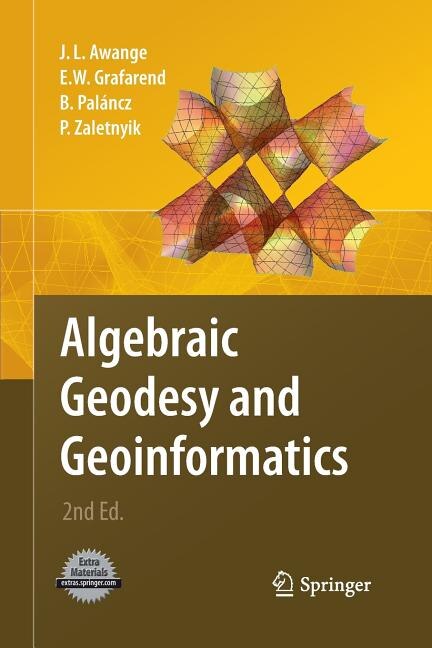 Front cover_Algebraic Geodesy and Geoinformatics