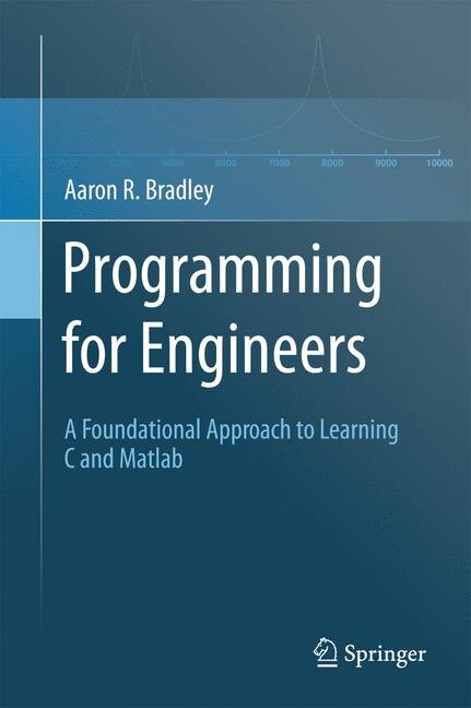 Front cover_Programming for Engineers
