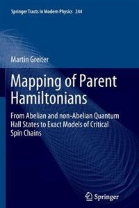 Front cover_Mapping of Parent Hamiltonians