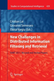 Front cover_New Challenges in Distributed Information Filtering and Retrieval