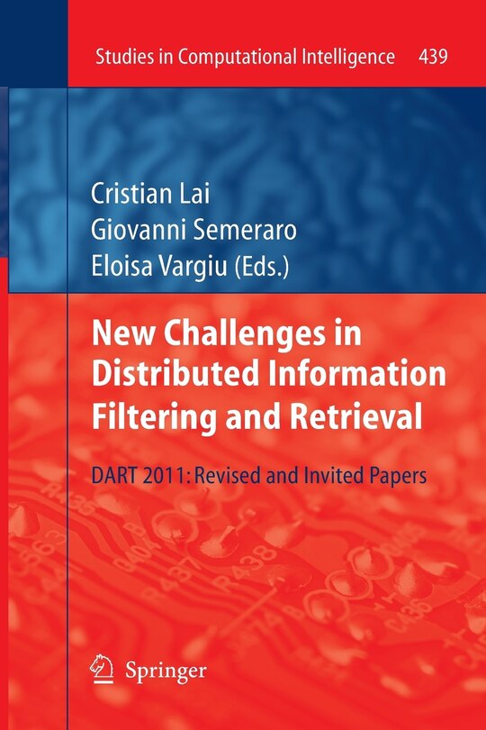 Front cover_New Challenges in Distributed Information Filtering and Retrieval