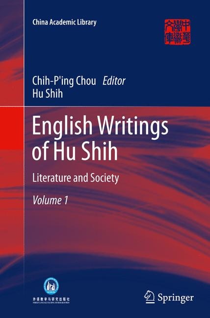 Couverture_English Writings Of Hu Shih