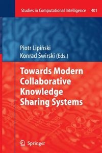 Couverture_Towards Modern Collaborative Knowledge Sharing Systems