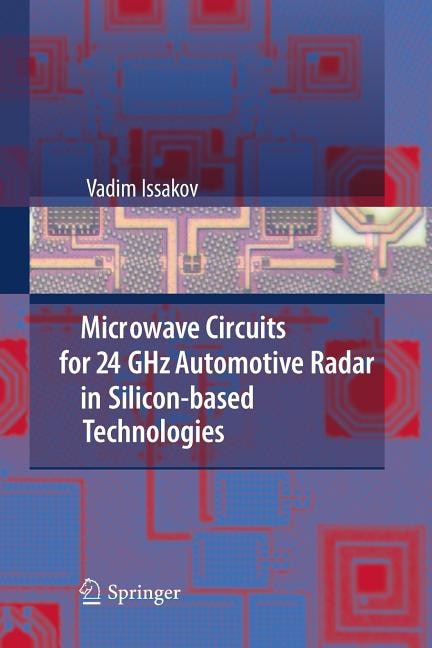 Couverture_Microwave Circuits for 24 GHz Automotive Radar in Silicon-based Technologies