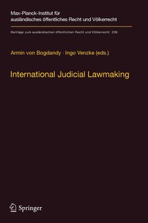 Front cover_International Judicial Lawmaking