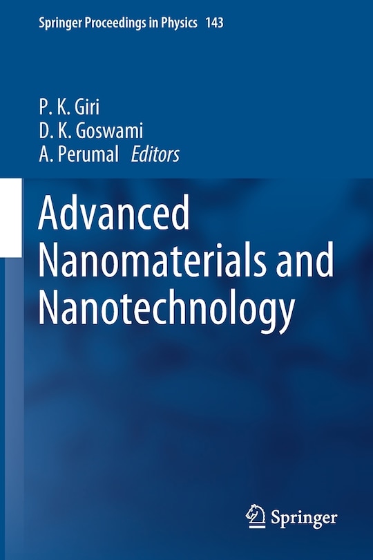 Couverture_Advanced Nanomaterials and Nanotechnology