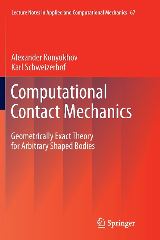 Couverture_Computational Contact Mechanics