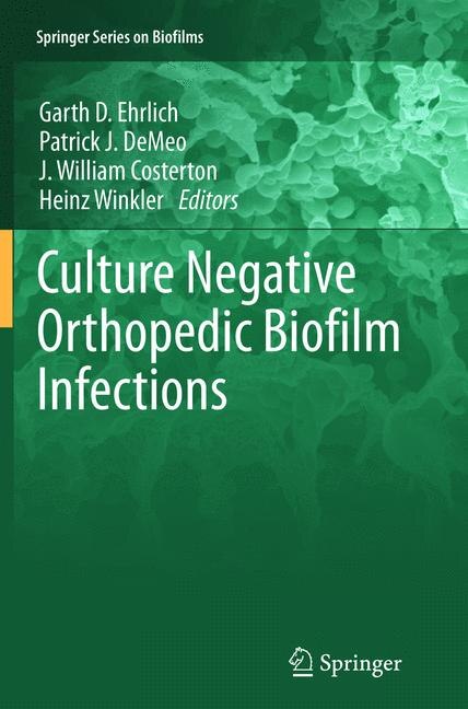 Couverture_Culture Negative Orthopedic Biofilm Infections